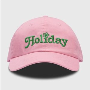 Holiday the label by Emma Mulholland pink hat